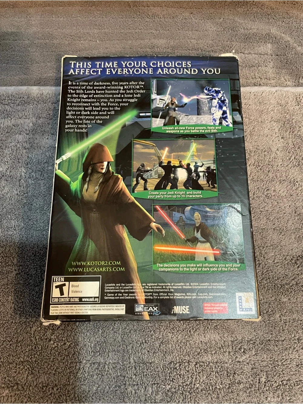 Star Wars: Knights of the Old Republic II (KOTOR 2) Sith Lords PC VideoGame